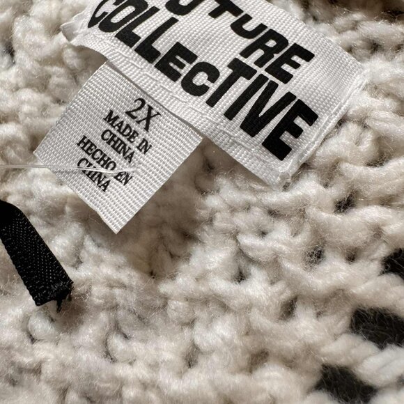 2X Future Collective NWT Women's Pearl Embellished Relaxed Cardigan - Picture 2 of 11